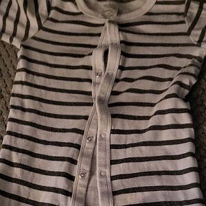 Striped Button-Up Shirt